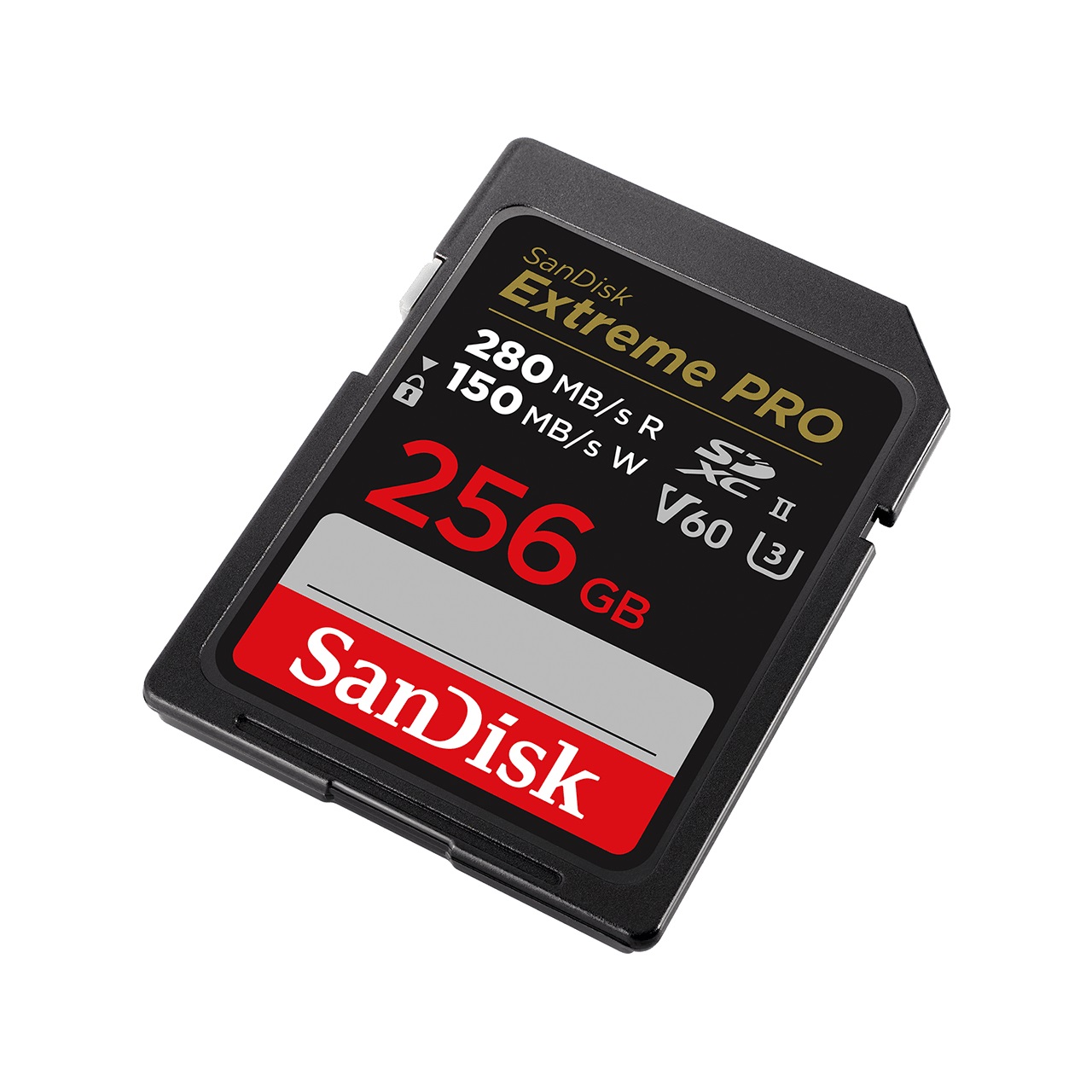 SanDisk Extreme PRO 256GB Scheda SDXC UHS-II V60 - Fino a 280 MB/s, Ideale per Video in 6K e Foto a Raffica