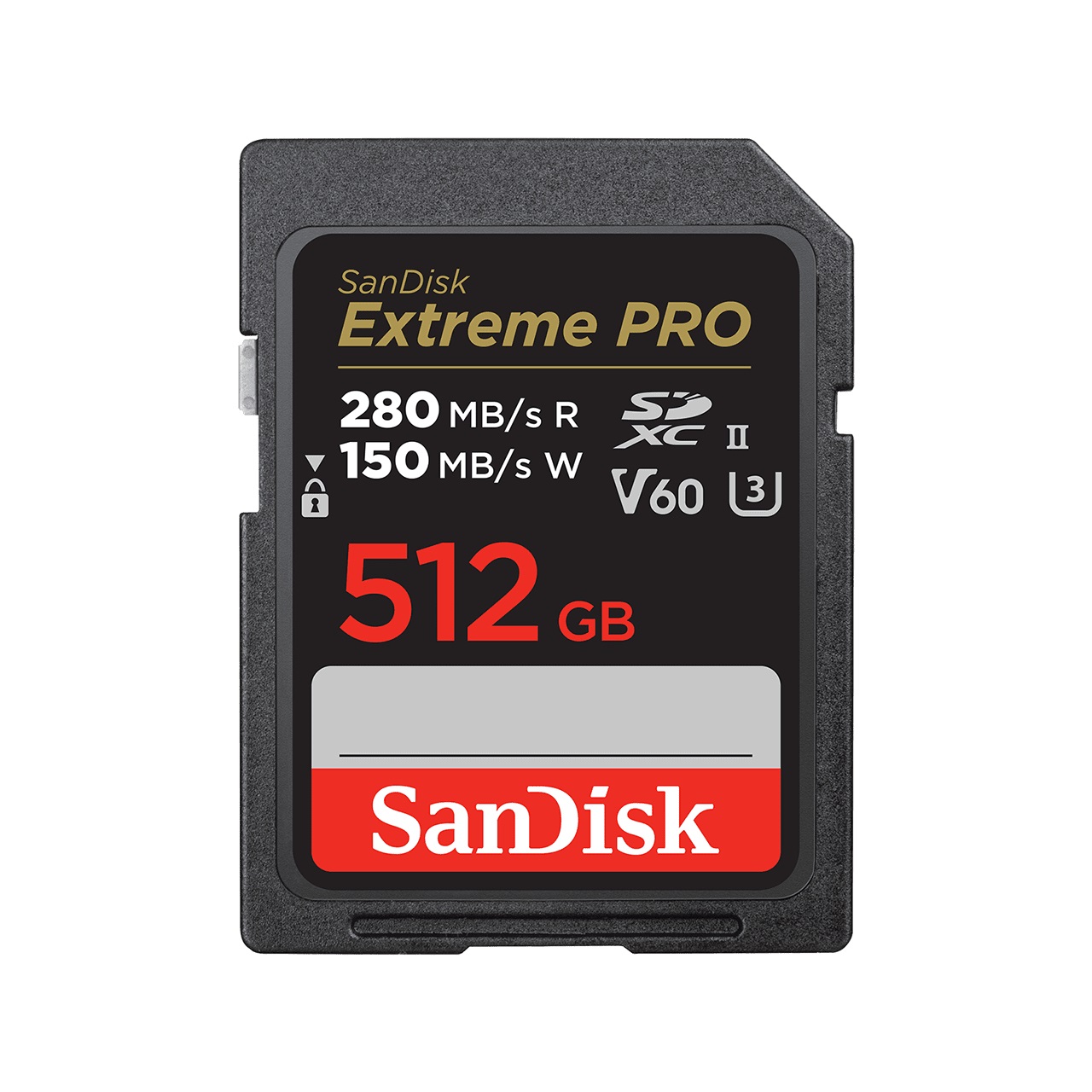 SanDisk 512GB Extreme PRO SDXC UHS-II Classe 10 V60 - Velocità fino a 280 MB/s lettura e 150 MB/s scrittura