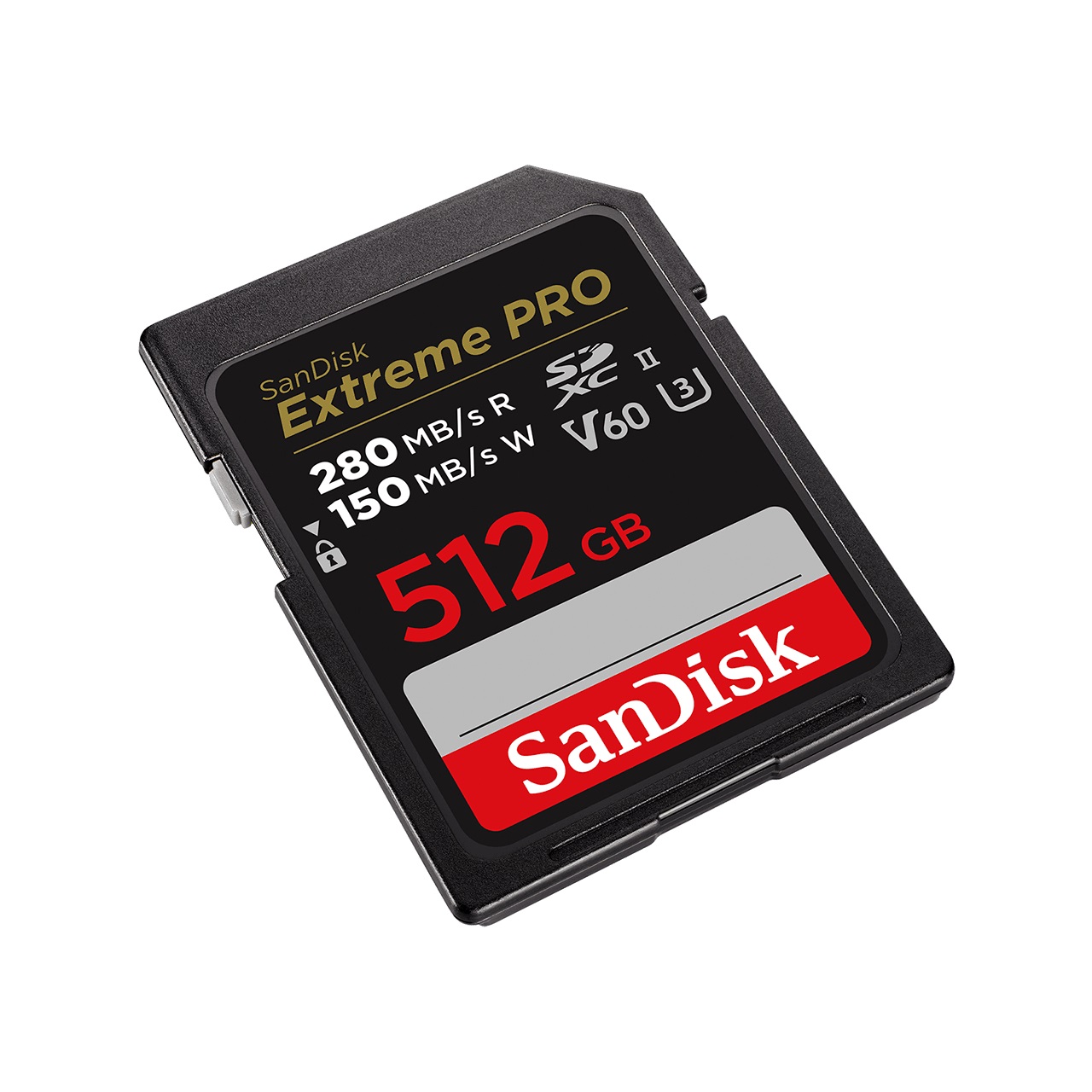 SanDisk 512GB Extreme PRO SDXC UHS-II Classe 10 V60 - Velocità fino a 280 MB/s lettura e 150 MB/s scrittura