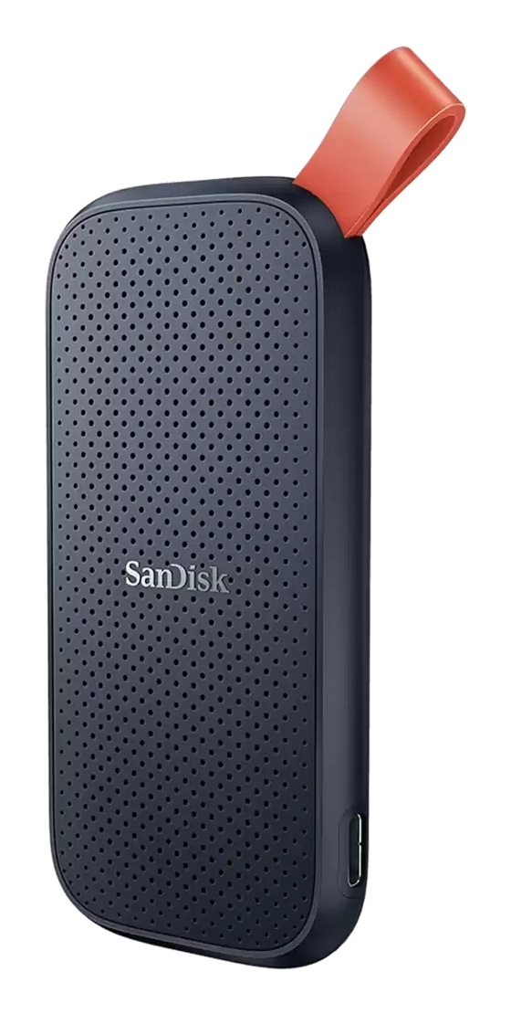 SanDisk Portable SSD 1TB - Unità esterna a stato solido, USB tipo-C 3.2 Gen 2, Velocità di lettura fino a 800 MB/s, Nero