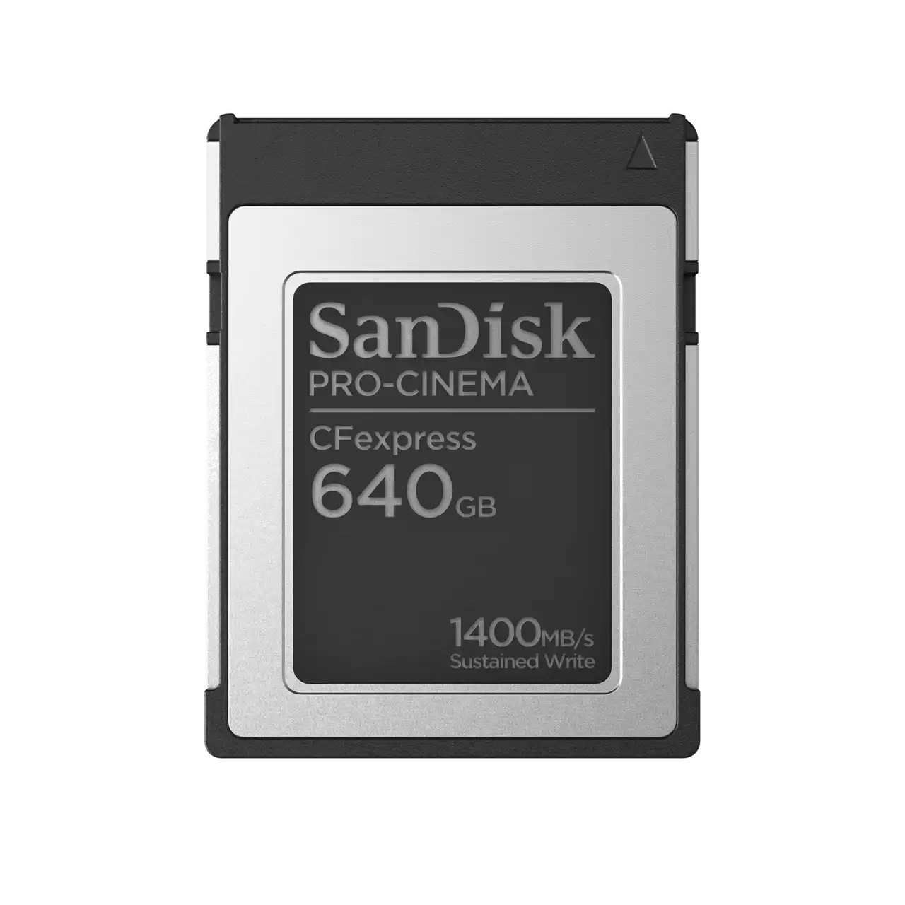 SanDisk PRO-CINEMA CFexpress 640 GB - Scheda di memoria flash Tipo B, Velocità di lettura fino a 1700 MB/s, Velocità di scrittura fino a 1500 MB/s
