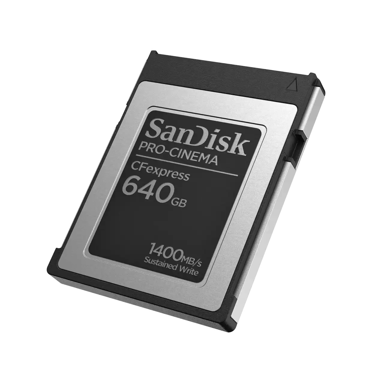 SanDisk PRO-CINEMA CFexpress 640 GB - Scheda di memoria flash Tipo B, Velocità di lettura fino a 1700 MB/s, Velocità di scrittura fino a 1500 MB/s