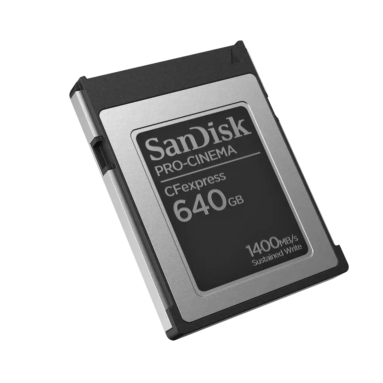 SanDisk PRO-CINEMA CFexpress 640 GB - Scheda di memoria flash Tipo B, Velocità di lettura fino a 1700 MB/s, Velocità di scrittura fino a 1500 MB/s