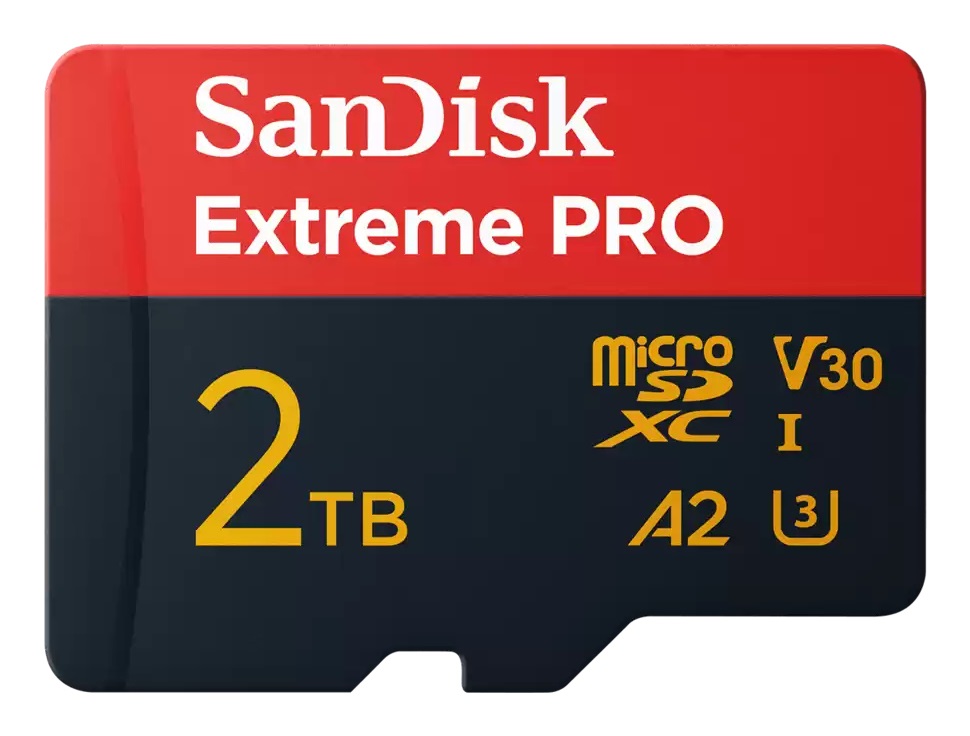 SanDisk Extreme PRO 2 TB MicroSDXC UHS-I Classe 10 - Velocità fino a 250 MB/s, A2, V30, Adattatore SD incluso