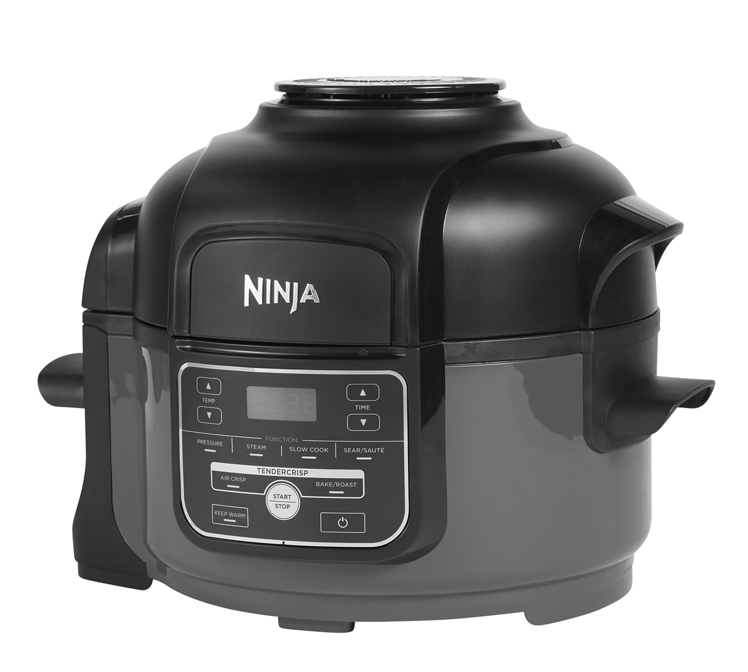 Ninja Foodi MINI Multicooker 6-in-1, Capacità 4,7 L, Potenza 1460 W, Cottura a Pressione e Friggitrice ad Aria, Colore Nero