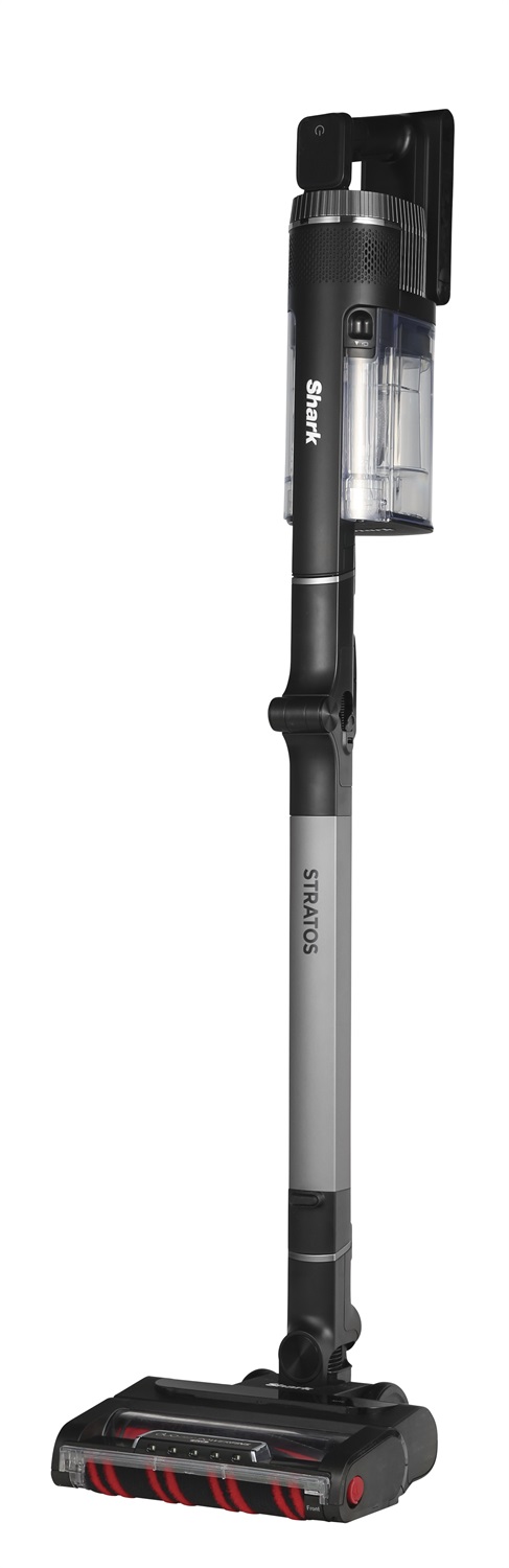 Shark Stratos Aspirapolvere a bastone 2 in 1 Senza Fili, 120 Minuti di Autonomia, Senza Sacco, Tecnologia Antigroviglio, Multisuperficie, Nero e Grigio