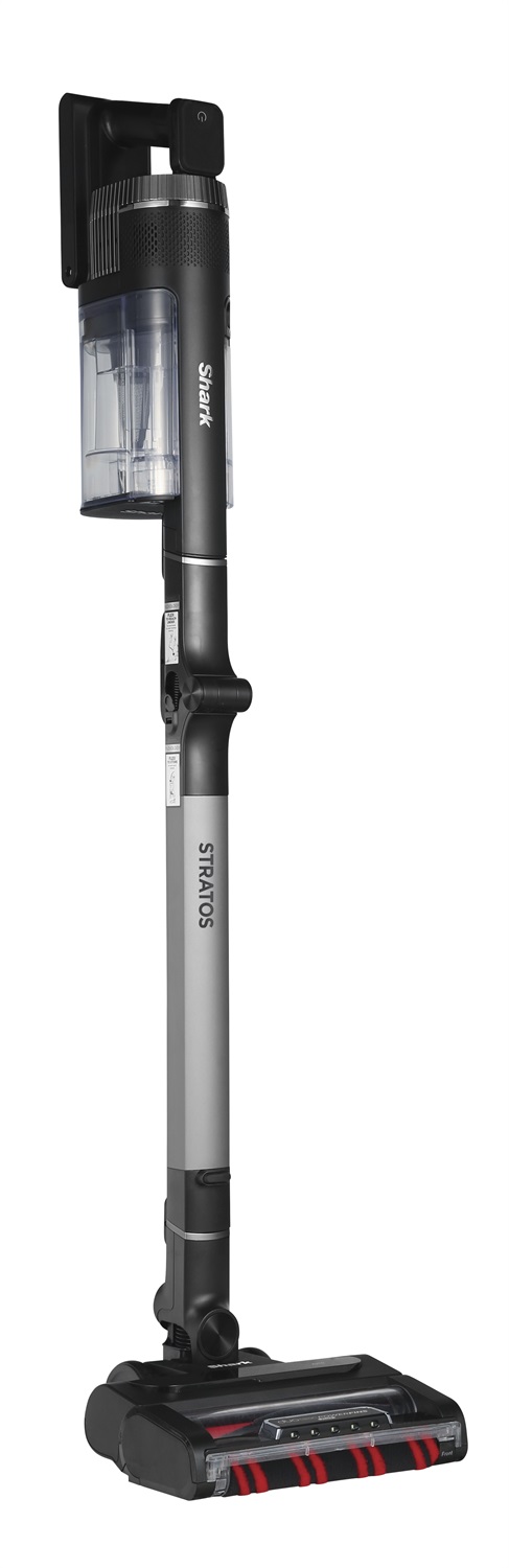 Shark Stratos Aspirapolvere a bastone 2 in 1 Senza Fili, 120 Minuti di Autonomia, Senza Sacco, Tecnologia Antigroviglio, Multisuperficie, Nero e Grigio