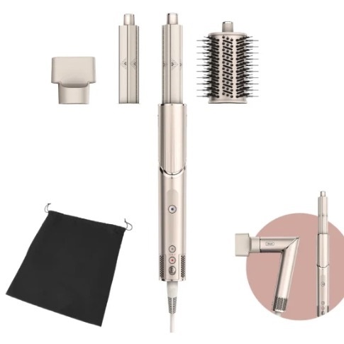 Shark HD424SLEU Styler e Asciugacapelli 3 in 1 Champagne 1400 W con Accessori per Styling