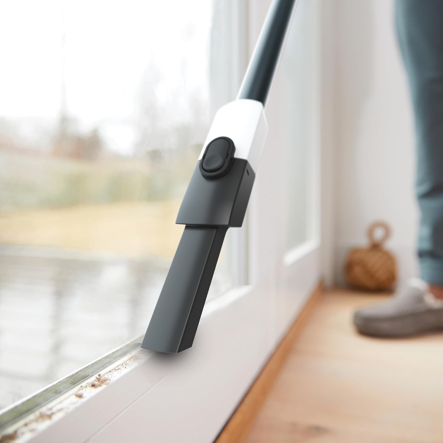Shark Aspirapolvere Senza Filo BU1120EU con Tecnologia FloorDetect, PowerFins e Antigroviglio - Bianco/Blu Navy, Fino a 40 Minuti di Autonomia