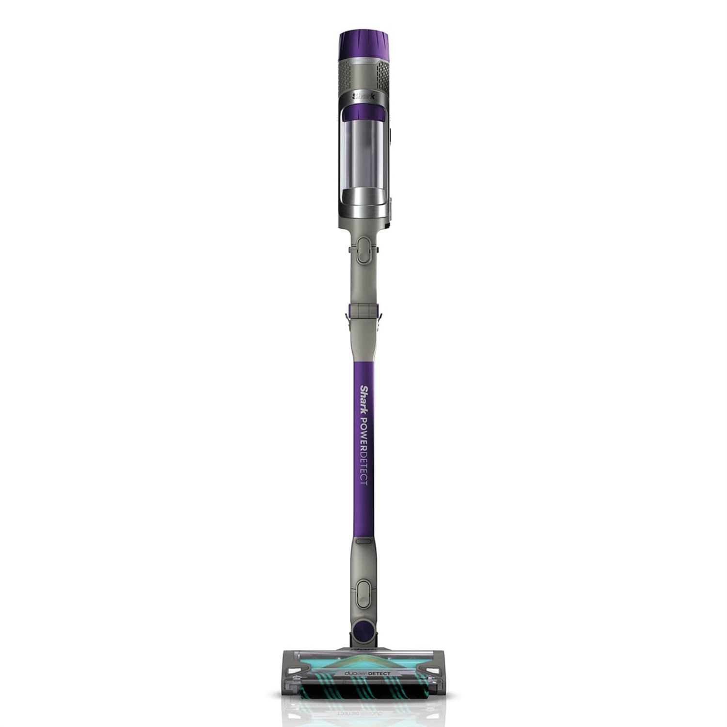 Shark IP1251EUT Aspirapolvere Senza Filo Grigio e Viola, Senza Sacchetto, 380W, Autonomia 70 Min, Tecnologie DuoClean e Reverse Clean