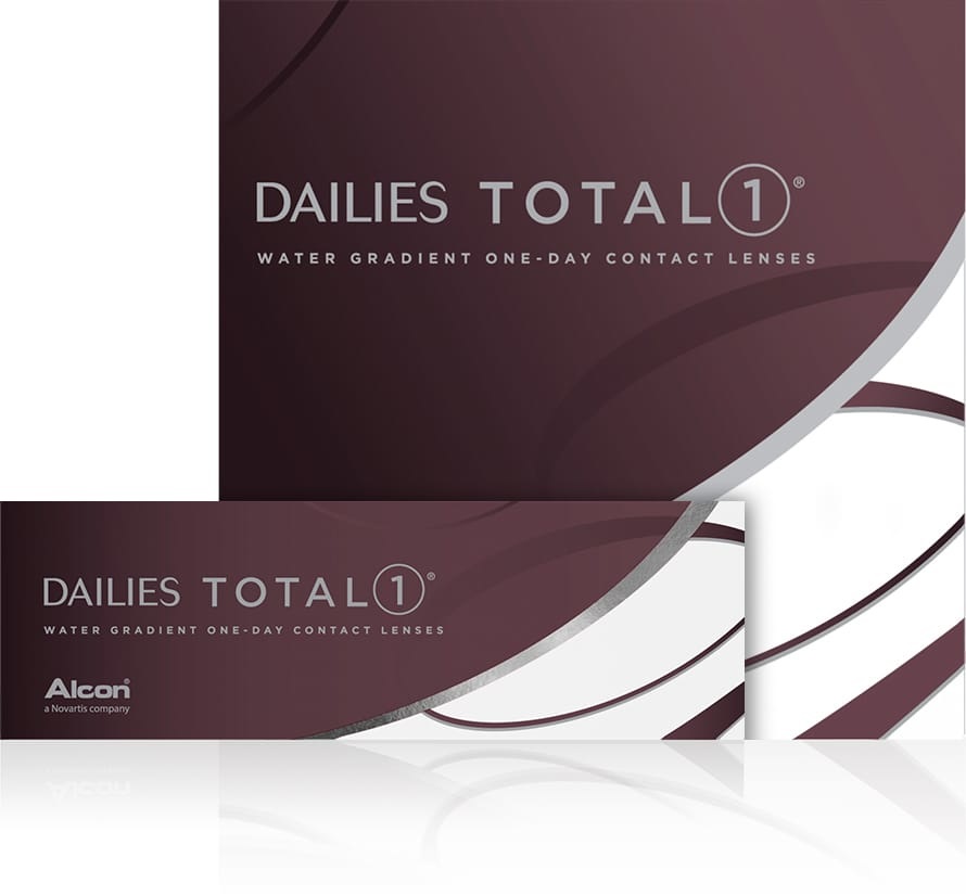 Alcon DAILIES Total1 Lenti a Contatto Giornaliere 30 pz - Silicone Hydrogel, BC 8.5 mm, DIA 14.1 mm, Elevata Traspirabilità