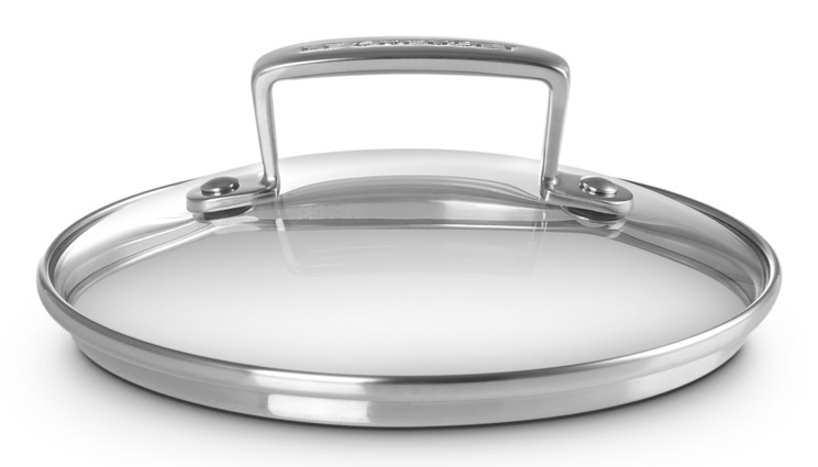 Le Creuset Coperchio in Vetro Temperato 16 cm - Resistente al Calore, Trasparente, Adatto per Pentole Antiadherenti