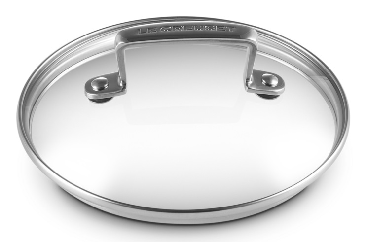 Le Creuset Coperchio in Vetro Temperato 16 cm - Resistente al Calore, Trasparente, Adatto per Pentole Antiadherenti