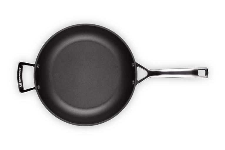 Le Creuset Padella Alta Antiaderente in Alluminio con Manico Lungo - Ø 28 cm, PFOA Free, Compatibile con Induzione