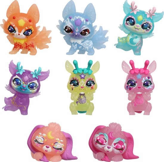 Moose Toys Magic Mixies Mixlings S3 - Crystal Forest con 5 Poteri Magici, 2 Mixlings e Accessori