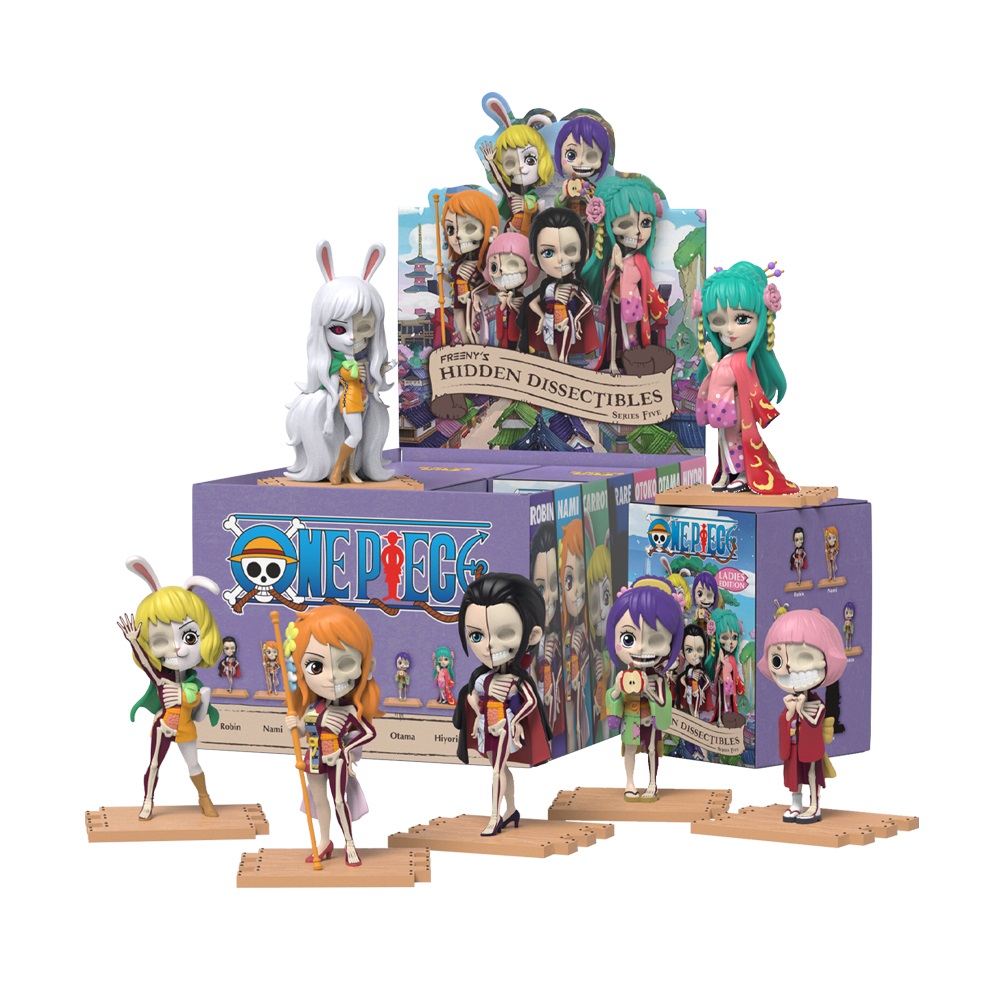 Mighty Jaxx Freeny's Hidden Dissectibles One Piece Series 5 (Ladies) - Figura da collezione con scatola a sorpresa