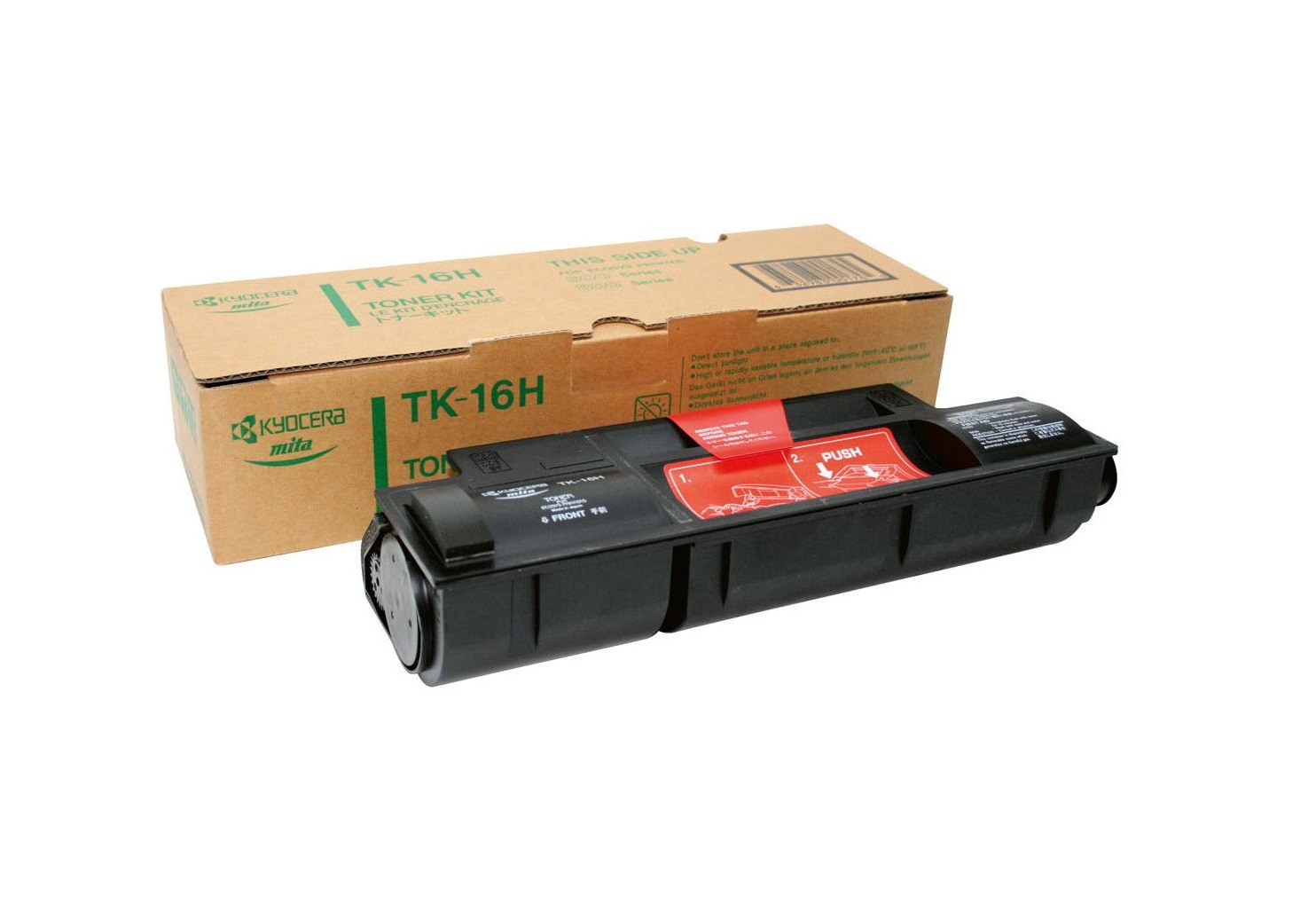 Kyocera TK-16H Toner Originale Nero - Compatibile con FS 600, FS 680, FS 800 - 3000 Pagine