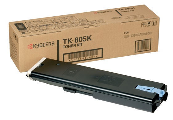 Kyocera TK-805K Toner Originale Nero - Capacità 25.000 Pagine per KM-C850 / KM-C850D