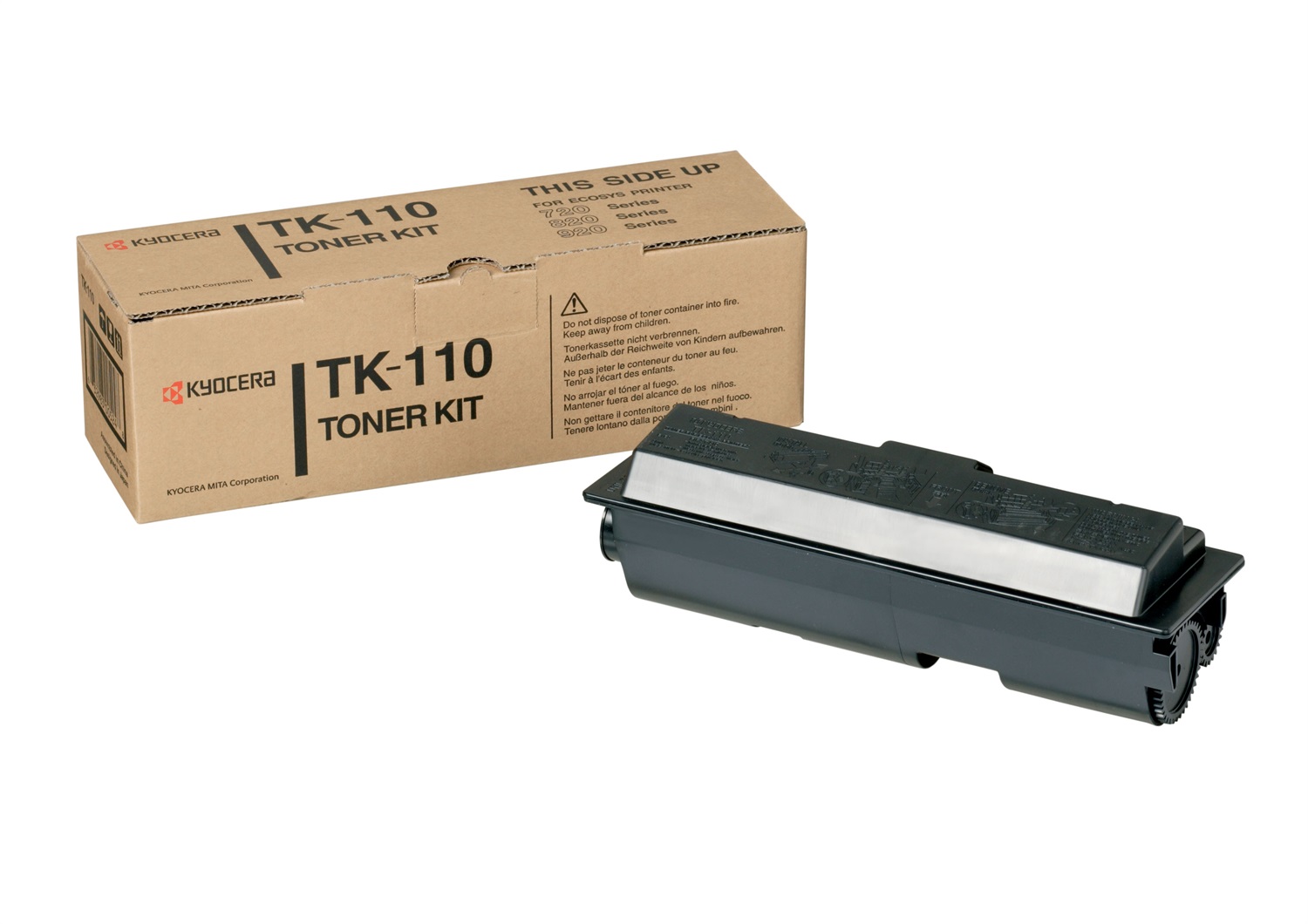Kyocera TK-110 Cartuccia Toner Originale Nero - 6000 Pagine, Compatibile con FS-1016MFP, FS-1116MFP, FS-720, FS-820, FS-920