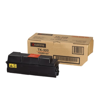 KYOCERA TK-320 Cartuccia Toner Originale Nero - Capacità 15.000 Pagine, Compatibile con FS-3900DN e FS-4000DN