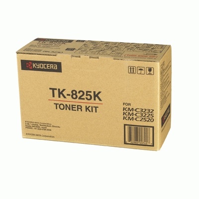 KYOCERA TK-825K Toner Originale Nero per KM-C2520, KM-C2525E, KM-C3225, KM-C3232, KM-C3232E, KM-C4035E - 15.000 Pagine