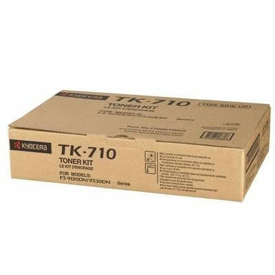 KYOCERA TK-710 Cartuccia Toner Originale Nero - 40.000 Pagine, Compatibile con FS-9130DN e FS-9530DN