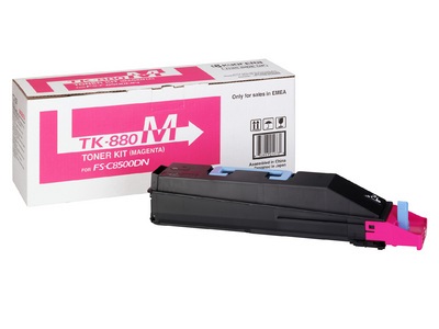 Kyocera TK-880M Toner Originale Magenta 18.000 Pagine per FS-C8500DN - Codice 1T02KABNL0