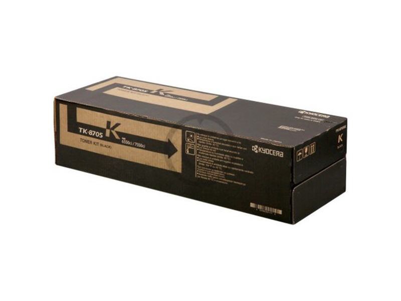 KYOCERA TK-8705K Cartuccia Toner Originale Nero - 70000 Pagine, Compatibile con TASKalfa 6550ci/6551ci/7550ci/7551ci, 1 Pz
