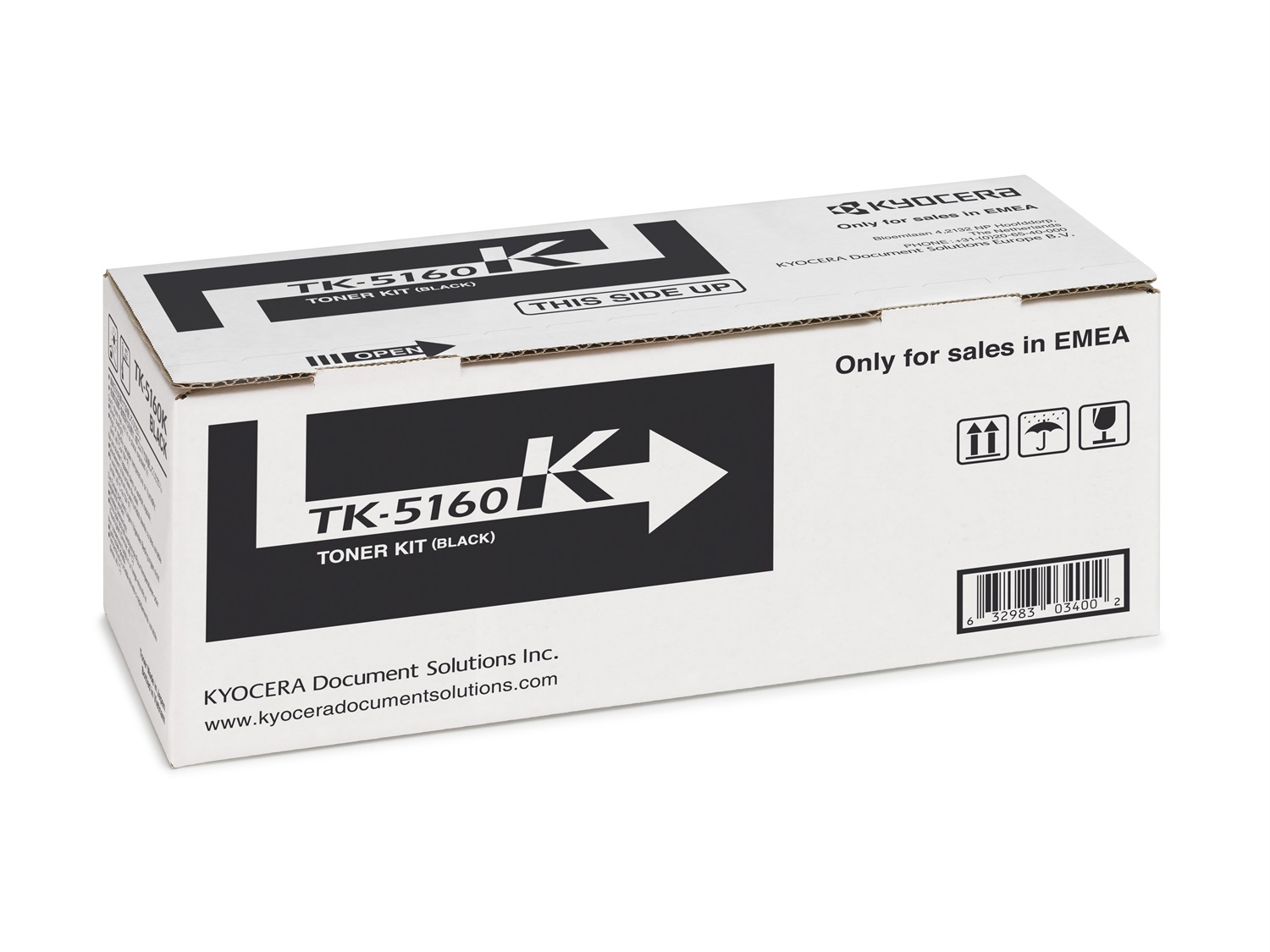 KYOCERA TK-5160K Toner Originale Nero 1 pz - 16.000 Pagine per ECOSYS P7040cdn