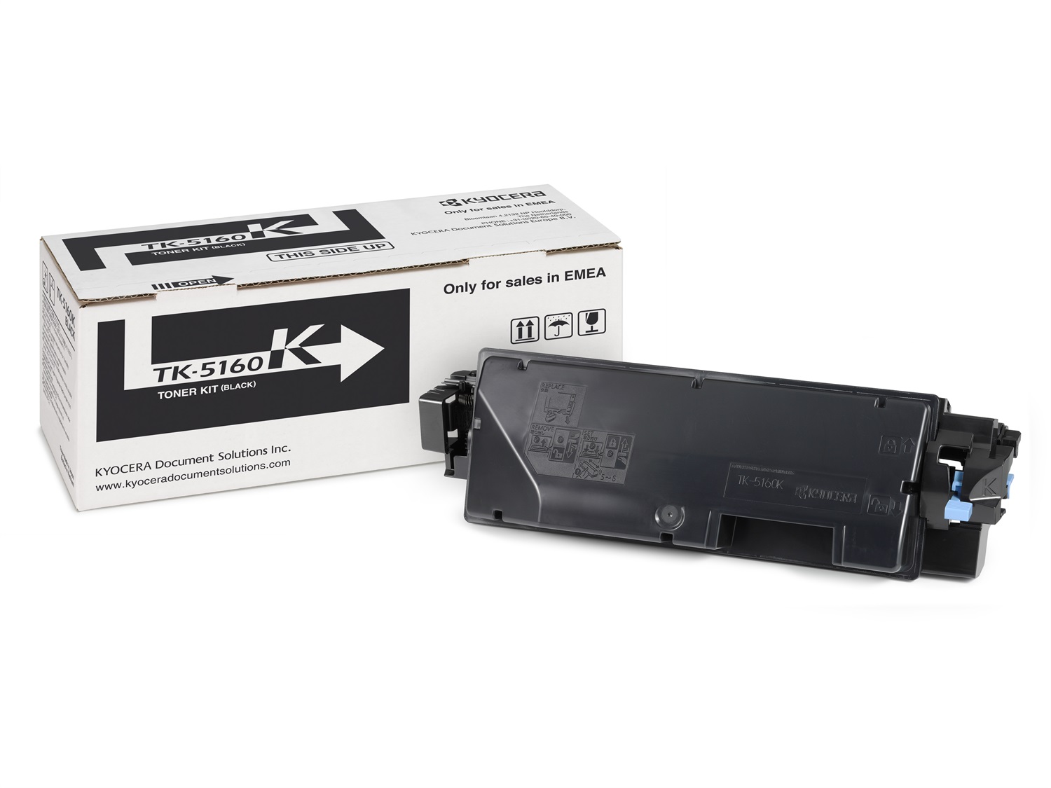 KYOCERA TK-5160K Toner Originale Nero 1 pz - 16.000 Pagine per ECOSYS P7040cdn