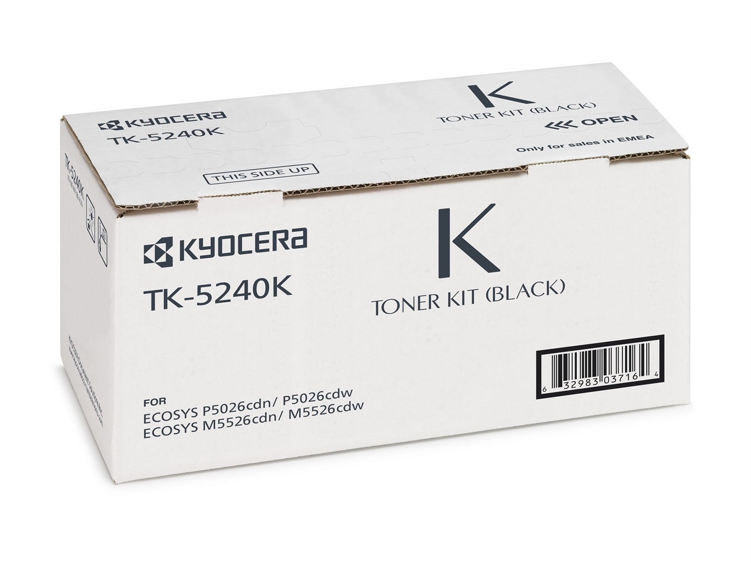 KYOCERA TK-5240K Toner Originale Nero 1T02R70NL0 - Fino a 4000 Pagine per ECOSYS M5526 e P5026