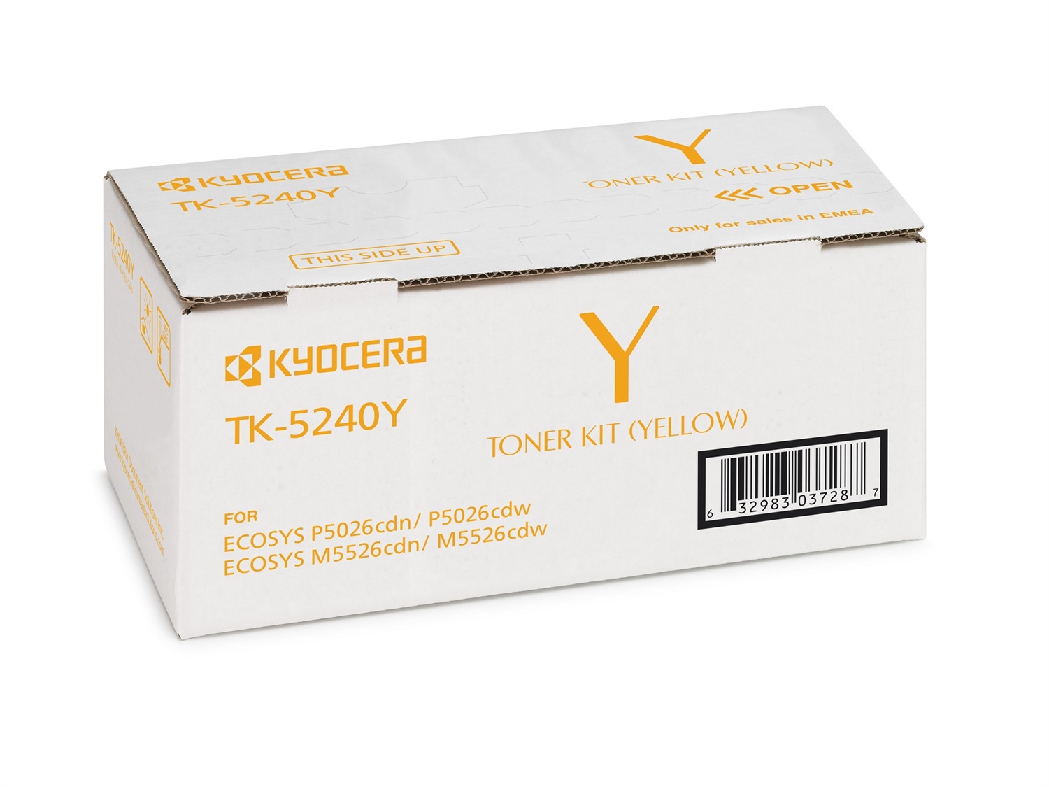 KYOCERA TK-5240Y Toner Originale Giallo - 3000 Pagine - Compatibile con ECOSYS M5526cdn/cdw e P5026cdn/cdw