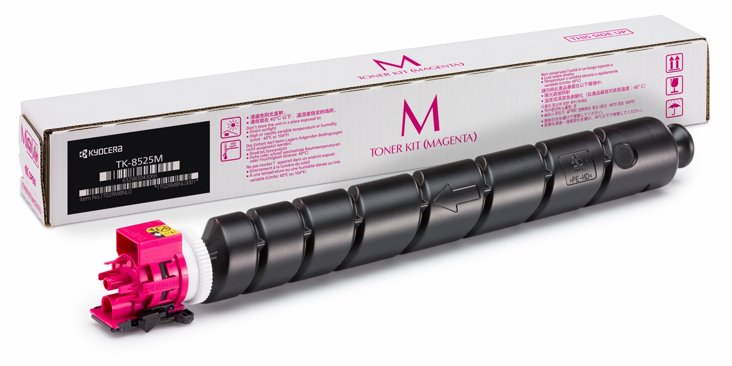 Kyocera TK-8525M Toner Originale Magenta - 20.000 Pagine - Compatibile con TASKalfa 4052ci e 4053ci - 1 pz