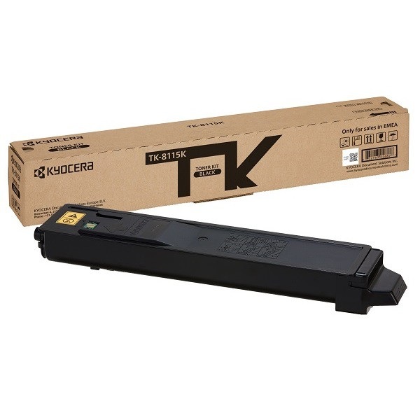 KYOCERA TK-8115K Cartuccia Toner Originale Nero - 12.000 Pagine, Compatibile con ECOSYS M8124cidn e M8130cidn