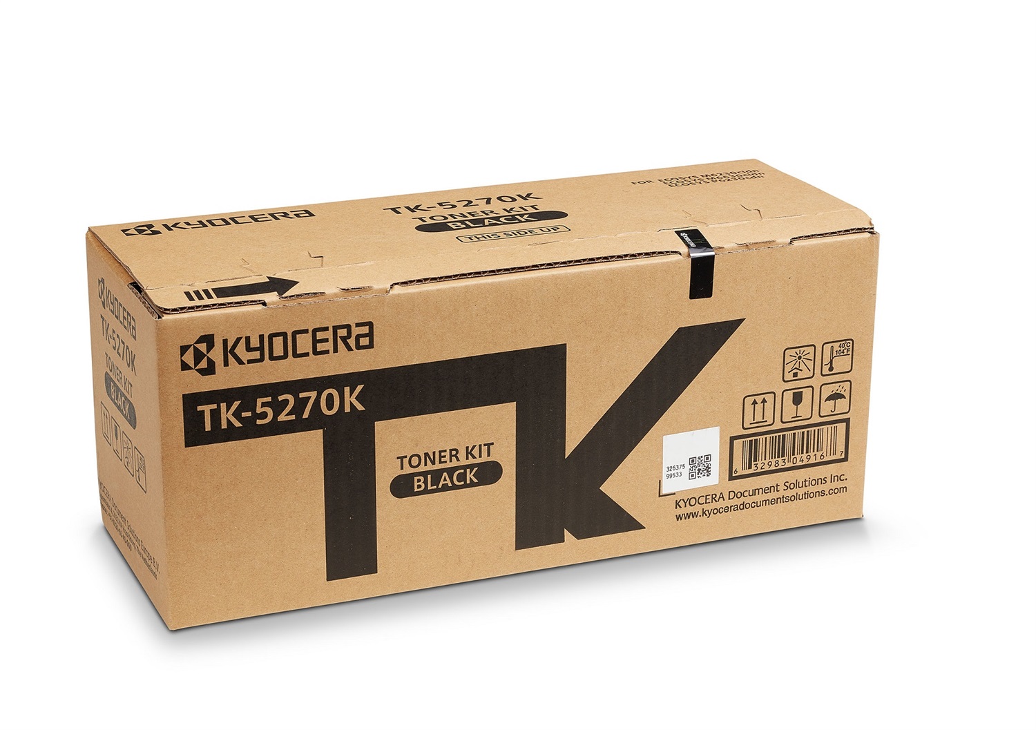 KYOCERA TK-5270K Cartuccia Toner Originale Nero - 8000 Pagine, Compatibile con ECOSYS M6230cidn, M6630cidn, P6230cdn