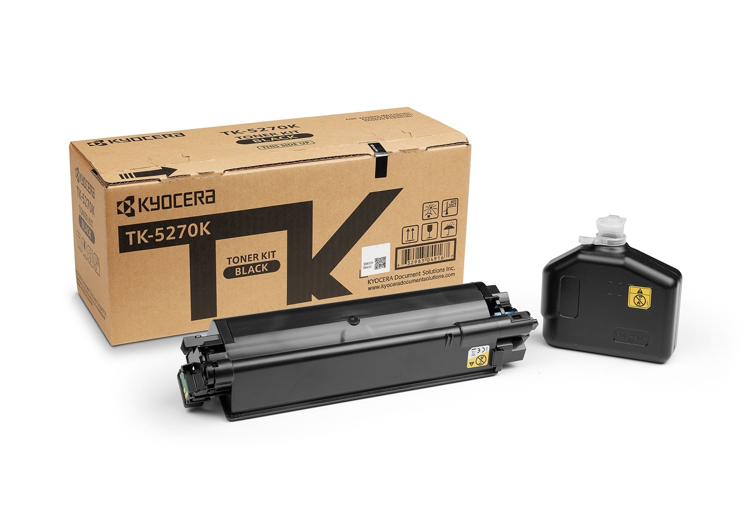 KYOCERA TK-5270K Cartuccia Toner Originale Nero - 8000 Pagine, Compatibile con ECOSYS M6230cidn, M6630cidn, P6230cdn