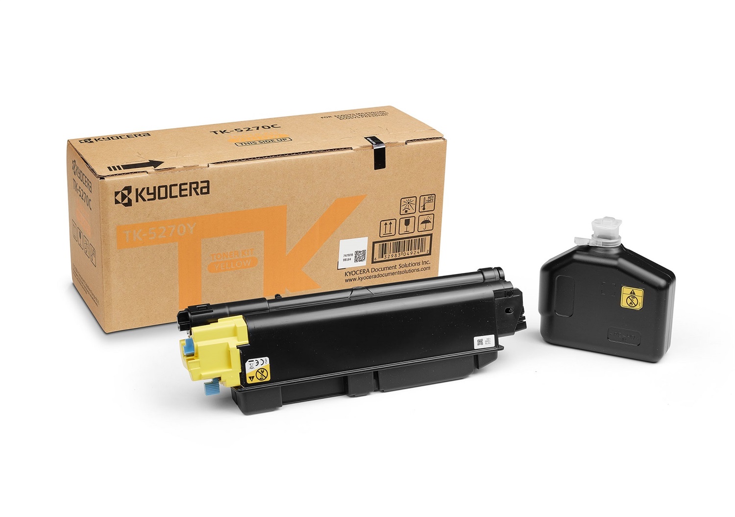 KYOCERA TK-5270Y Cartuccia Toner Originale Giallo - 6000 Pagine - Compatibile con ECOSYS M6230cidn, M6630cidn, P6230cdn