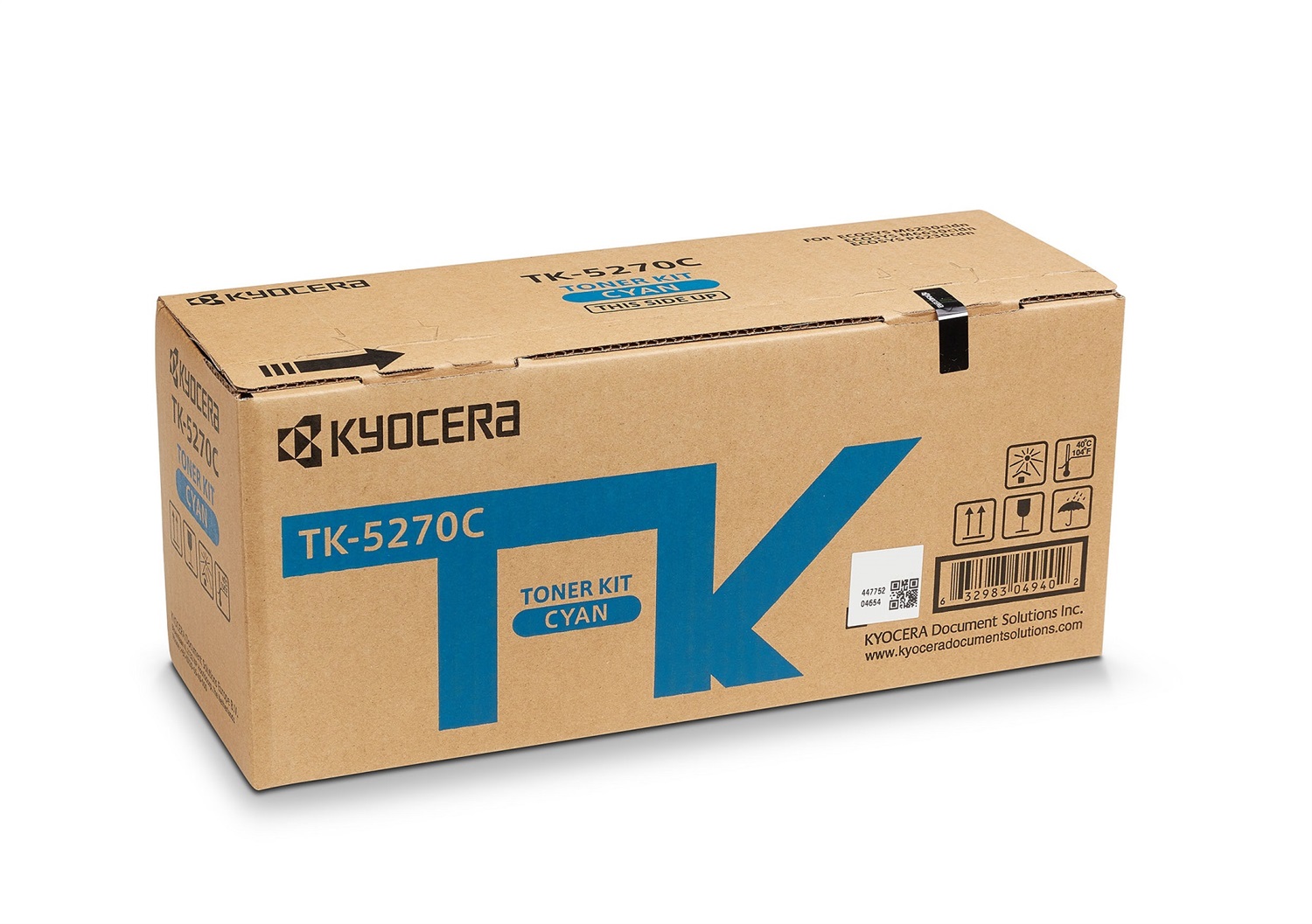Kyocera TK-5270C Toner Originale Ciano 1 pz - 6000 Pagine, Compatibile con ECOSYS M6230cidn, M6630cidn, P6230cdn