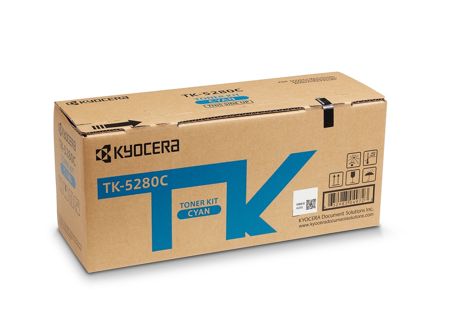 KYOCERA TK-5280C Cartuccia Toner Originale Ciano - 11000 Pagine - Compatibile con ECOSYS M6235cidn, M6635cidn, P6235cdn