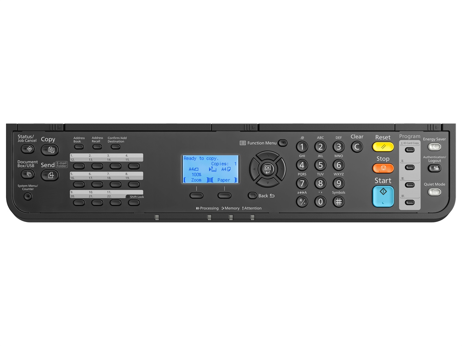KYOCERA ECOSYS MA4000x - Stampante Multifunzione Laser A4 1200 x 1200 DPI, 40 ppm, Copia e Scansione con ADF