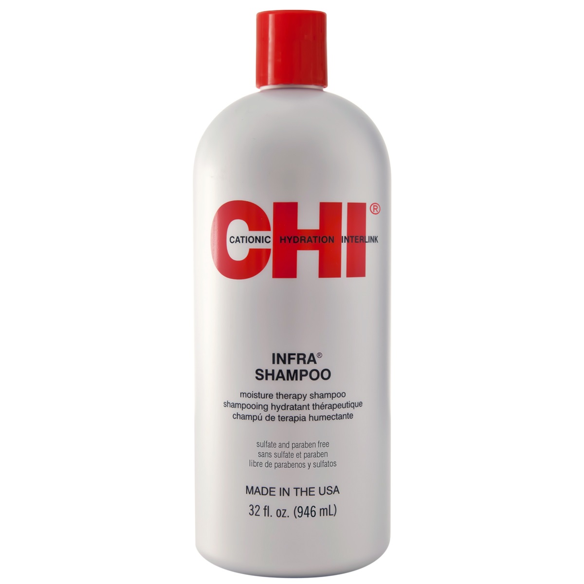 CHI Infra Shampoo 946 ml - Shampoo idratante rinforzante per tutti i tipi di capelli