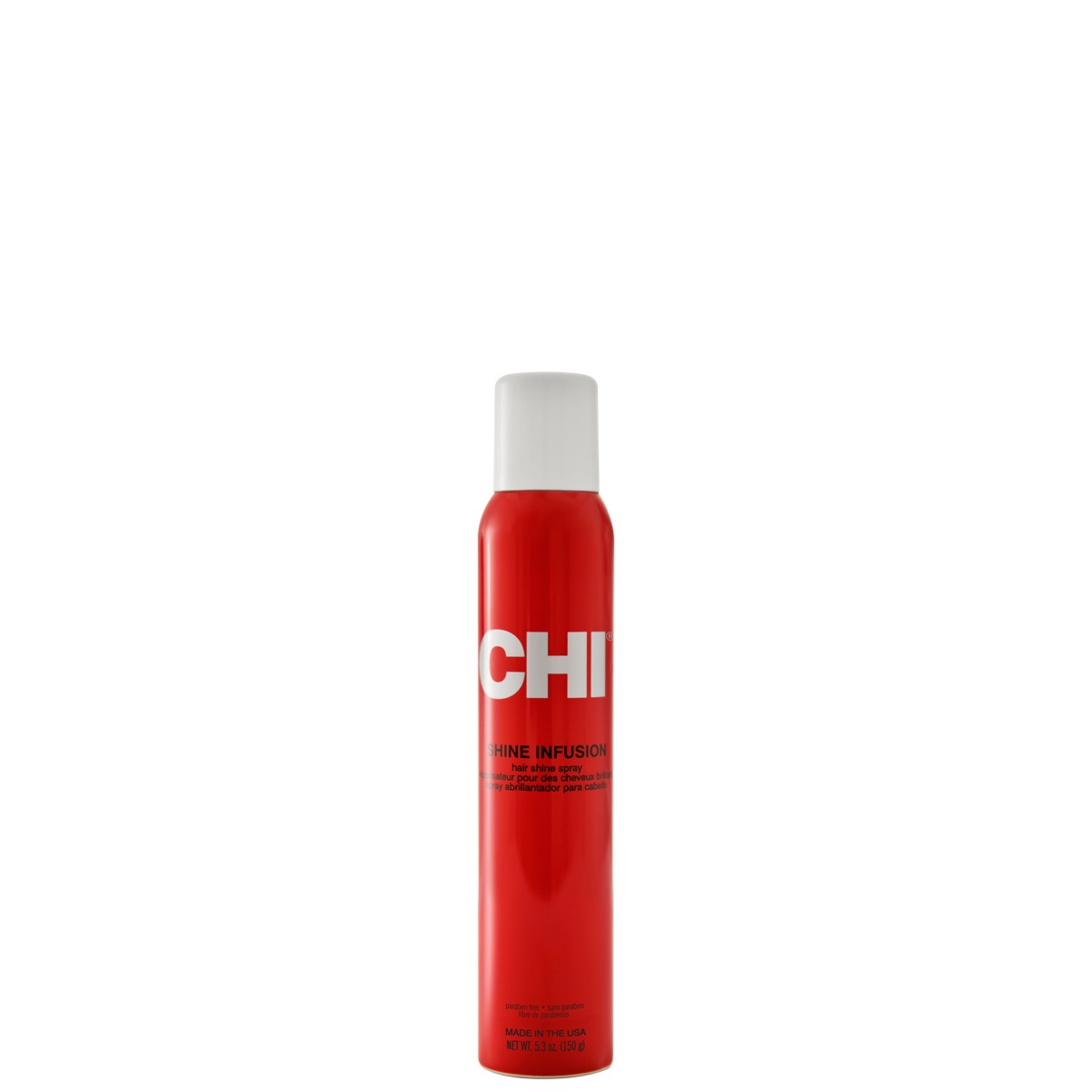 Farouk Systems CHI Shine Infusion Hair Shine Spray 150 ml - Cura per la lucentezza e nutrimento dei capelli, ripara le doppie punte e elimina l'effetto crespo