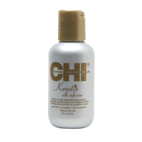 CHI Keratin Silk Infusion 59 ml - Siero per capelli, ripara, rinforza e nutre i capelli danneggiati