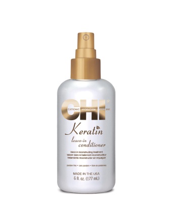 CHI Keratin Leave-in Conditioner 177 ml - Balsamo senza risciacquo per capelli danneggiati e indisciplinati, idrata e rinforza