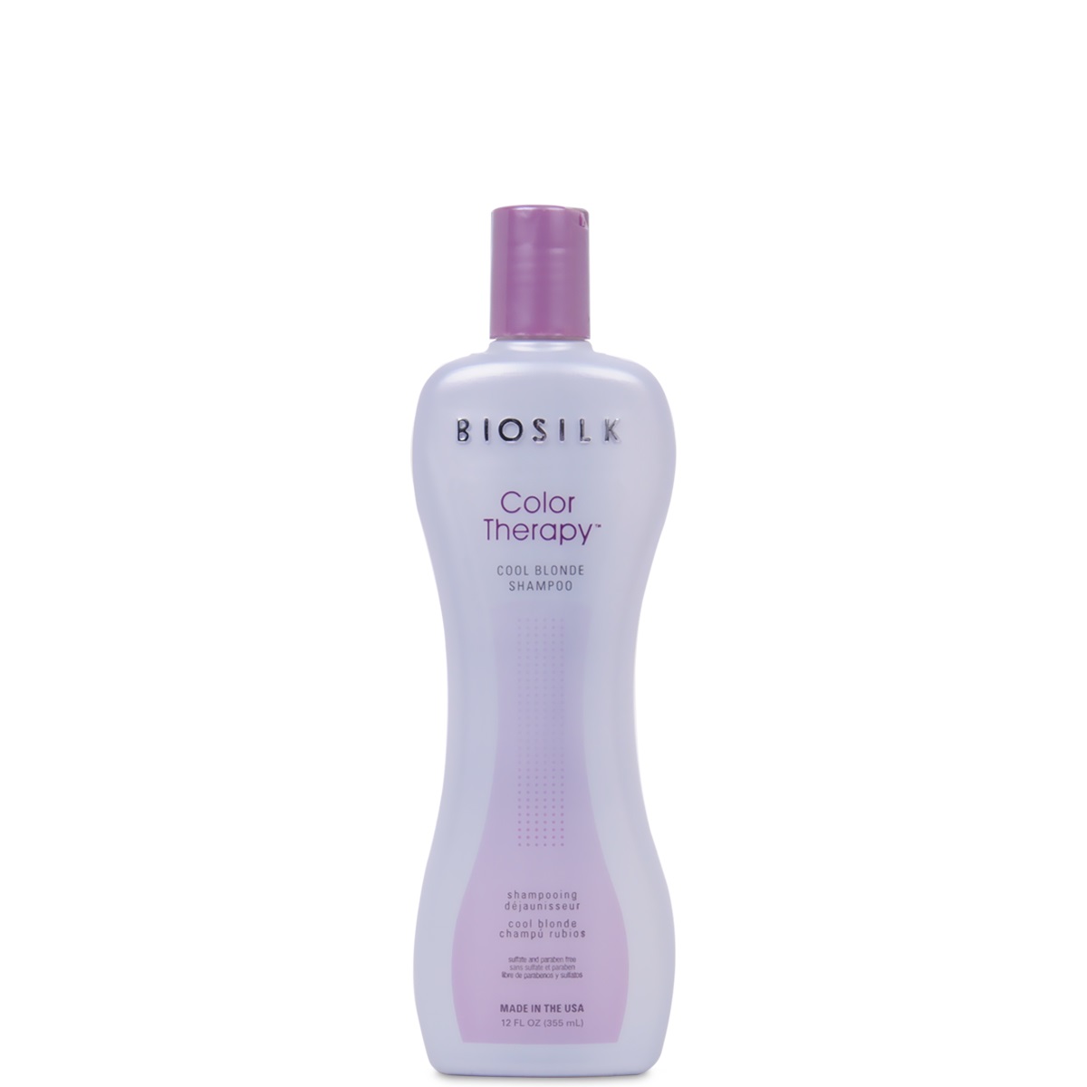 Farouk Systems Biosilk Color Therapy Cool Blonde Shampoo 355 ml - Shampoo rinforzante per capelli biondi