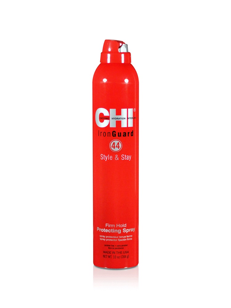 CHI Iron Guard Style & Stay - Spray Protettivo per Capelli, Fissaggio Forte, 284 ml