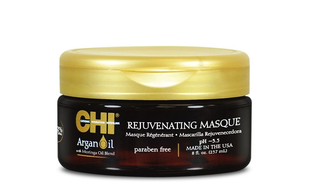 CHI Argan Oil Plus Moringa Oil Rejuvenating Masque 237 ml - Maschera per capelli idratante e nutriente per tutti i tipi di capelli