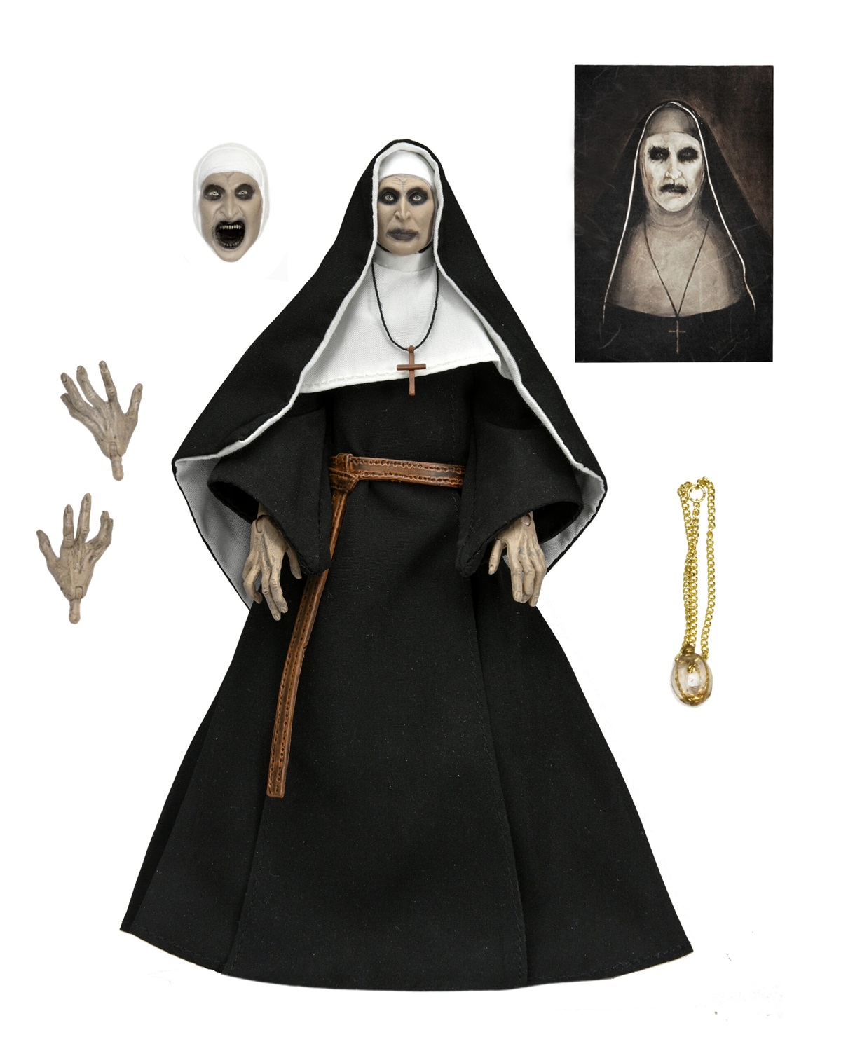 NECA The Conjuring Universe Ultimate Action Figure The Nun (Valak) 18 cm con accessori intercambiabili