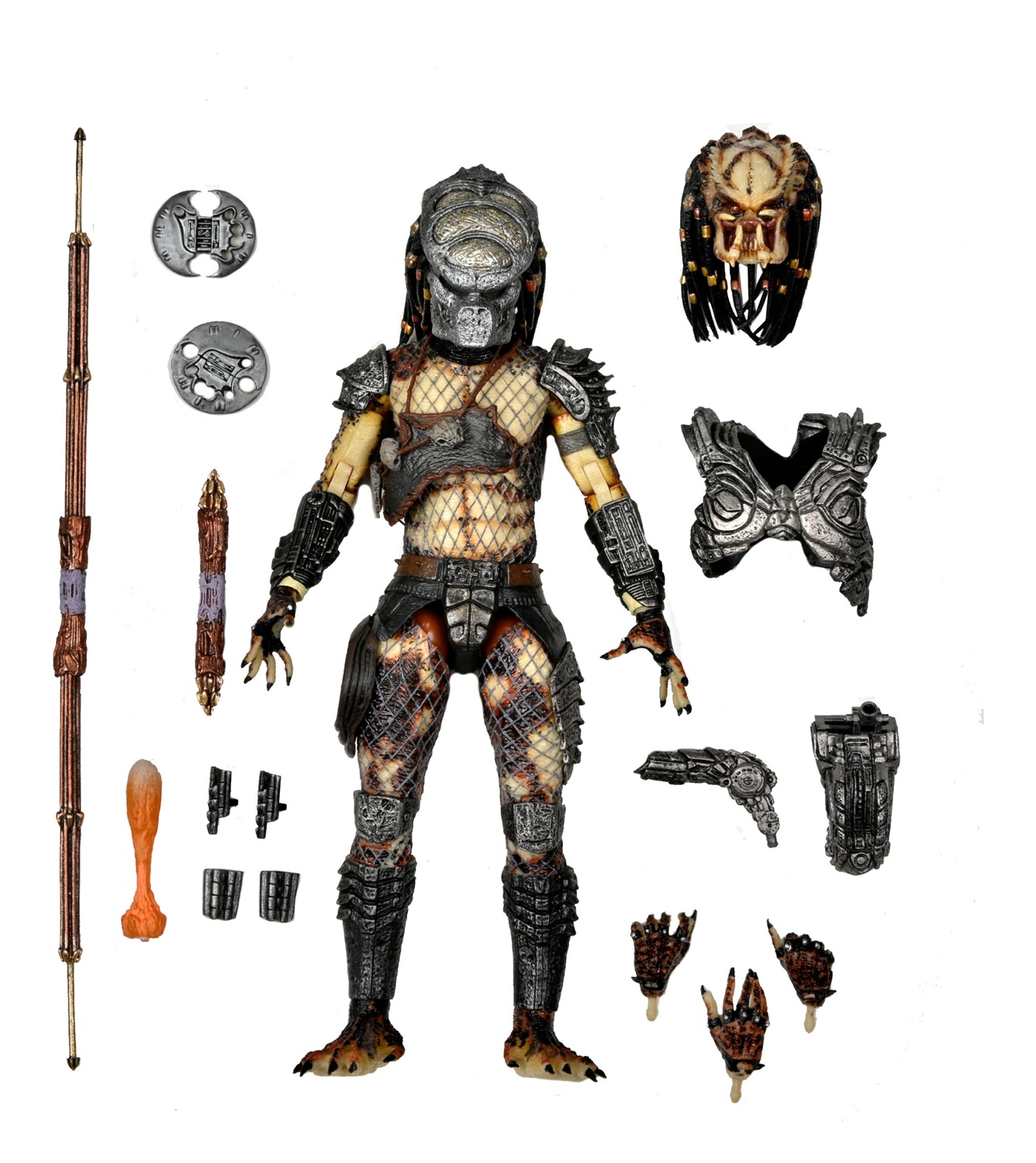 NECA Ultimate Boar Predator 2 - Figura 20 cm - Nuovo - Conf. Orig.