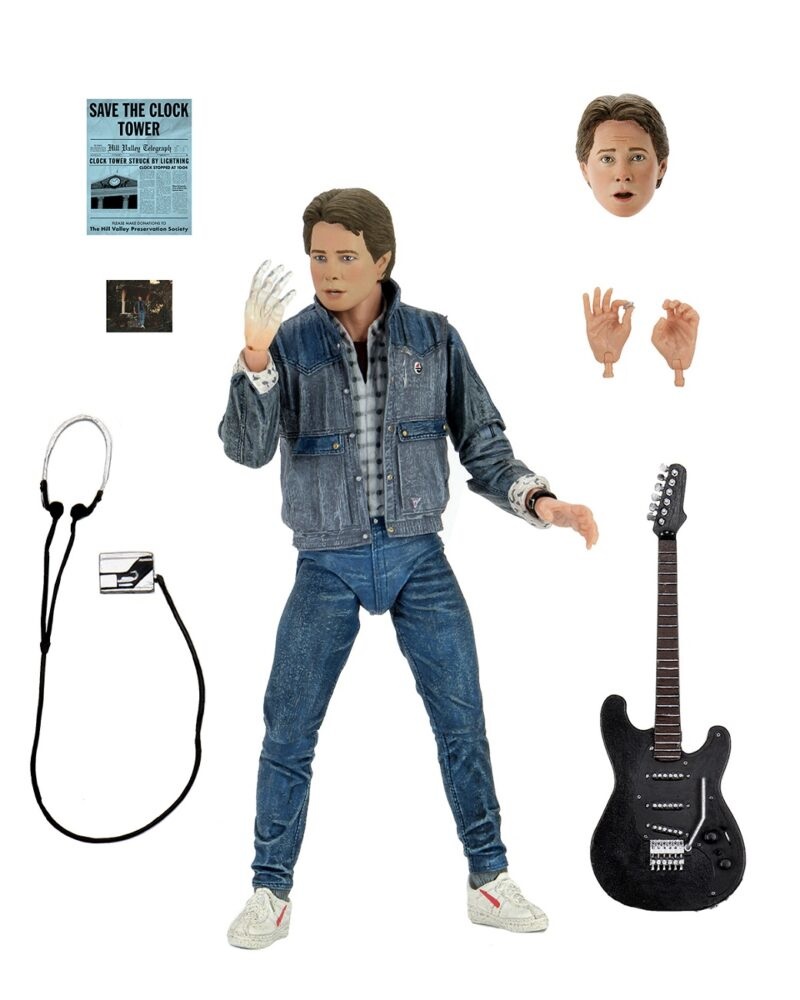 NECA Marty McFly 1985 Audition Ultimate Action Figure 18 cm - Multicolore